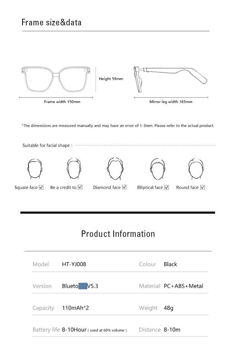 smart eyeglasses, YJ008 smart glass, electronic glass, YJ008 glasses,  luxury glasses, music glasses, YJ006 glasses earphones, ows sunglasses headset, smart wear YJ008